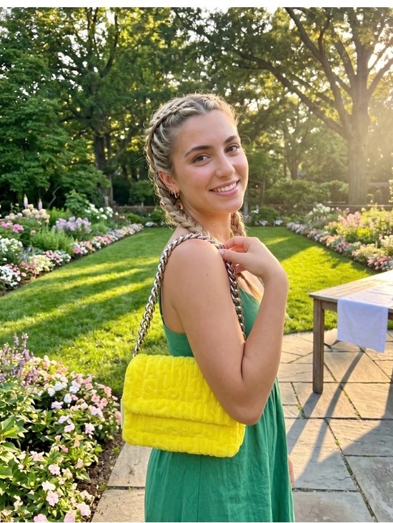 Marc Jacobs Handbags - Marc Jacobs Puffy Monogram Chain Shoulder Bag Bright Yellow Jacquard | Like New